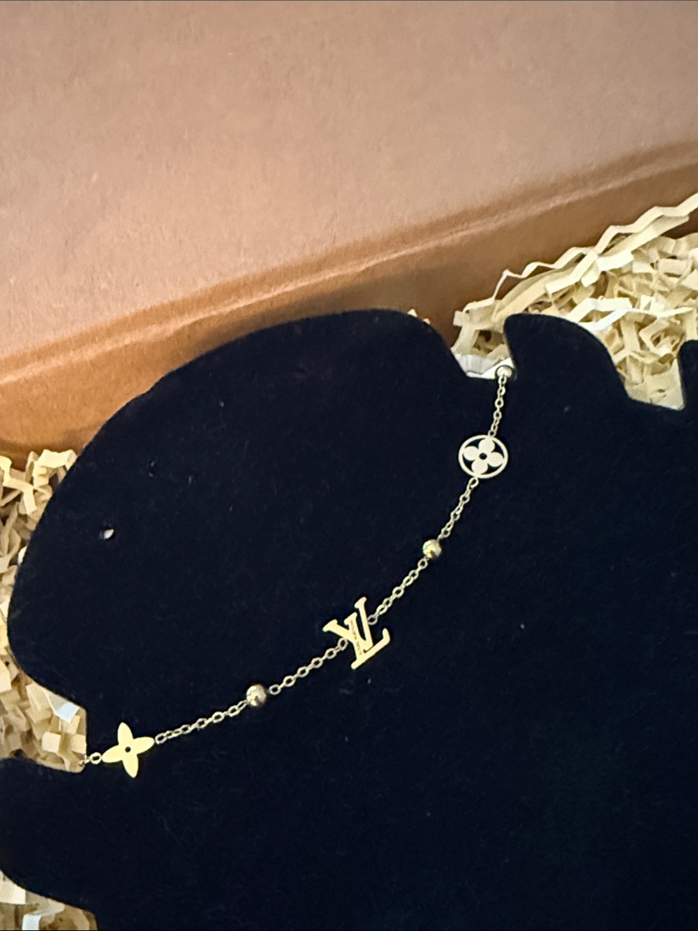 Gold Tone Designer-Inspired Bracelet-Gold